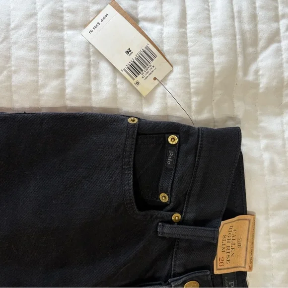 Polo Ralph Lauren The Callen High Rise Slim Black